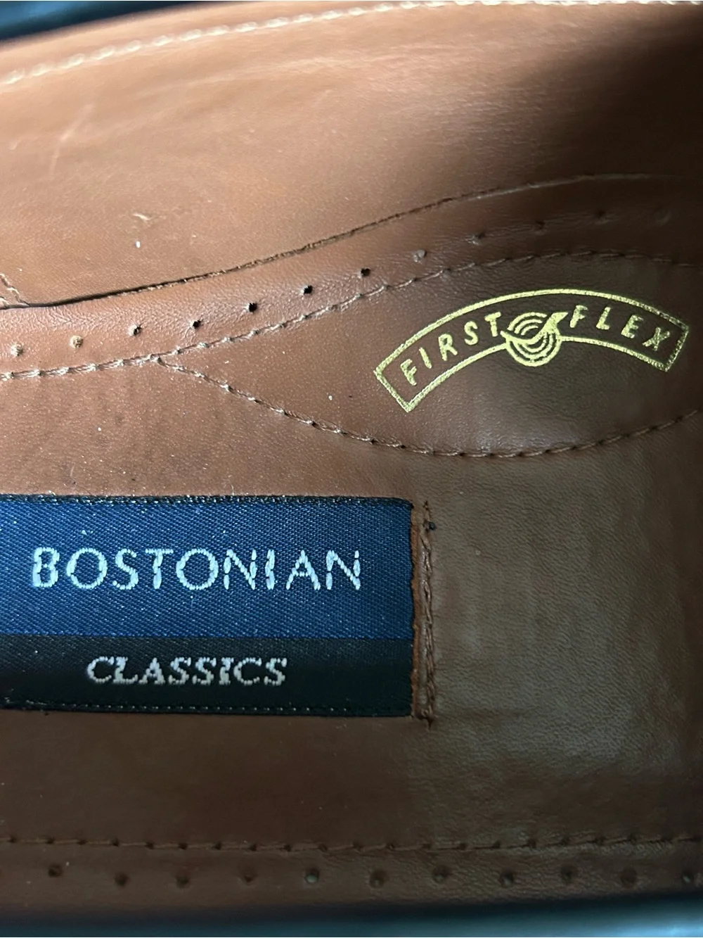 Bostonian Classics Black Kilty Tasseled Wingtip Leather Loafers Men’s Size 11.5